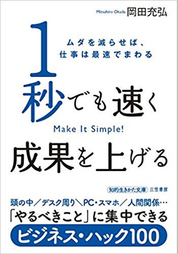 新刊「1秒でも速く 成果を上げる」が、発売されます!