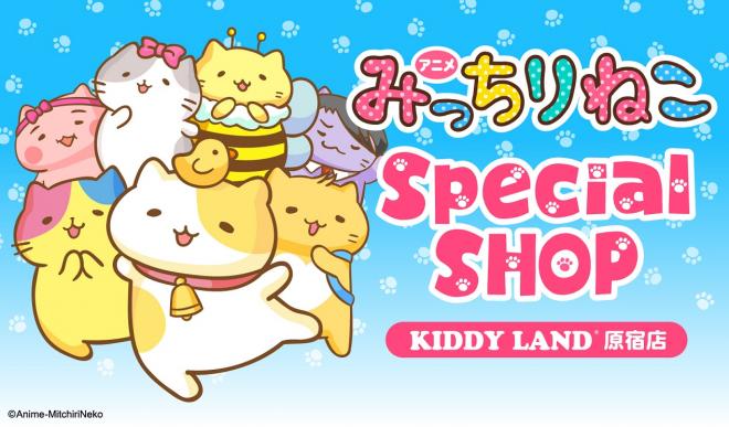 6/16(土)～キデイランド原宿店「みっちりねこ　スペシャルショップ」開催！
