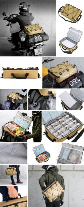 アタッシュケース型だからバイクに積みやすい。人気のキャンプツーリング向けクーラーバッグに新色発売。