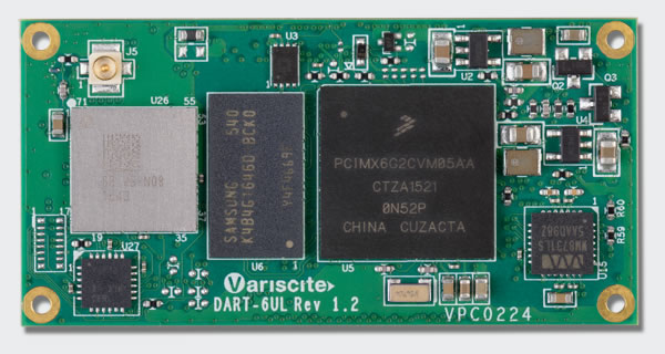 i.MX 6ULZ搭載した小型システムオンモジュールDART-6ULの予約販売開始