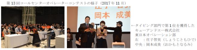 みやぎコールセンター協議会第14回コールセンターオペレーターコンテスト キューアンドエー4名が本選へ キューアンドエー株式会社のプレスリリース 18年11月8日 イノベーションズアイ Btobビジネスメディア