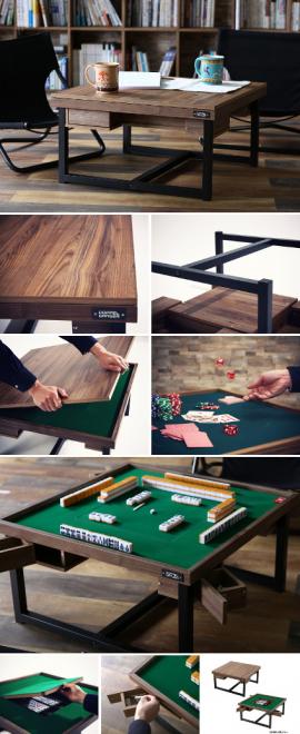 テーブルに隠された“大人の遊び心”。 インダストリアル調デザインのゲームテーブルを発売。