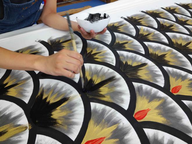 江戸唯一となった鯉のぼり職人 手描きで染める鯉のぼりを３５年ぶりに復活&販売