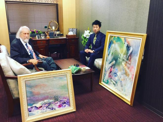 マークエステル展が大阪の難波神社にて行われた際に弊社代表取締役　永倉尚樹が対談をさせて頂きました。