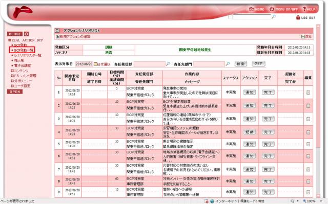 事業継続計画（BCP）支援システムの販売開始