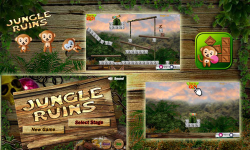 iPhone・Androidアプリで登場【Jungle Ruins 冒険ジャングルルインパズル】