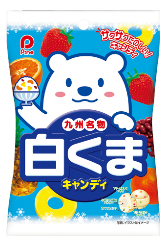 九州生まれのかき氷「白くま」をキャンディで再現！ 『白くまキャンディ』を新発売