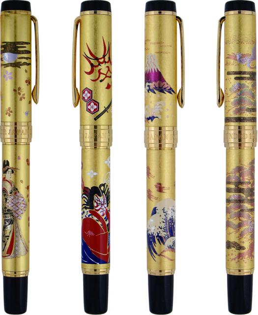 金沢箔を贅沢に使用した「金麗蒔絵万年筆」を発売