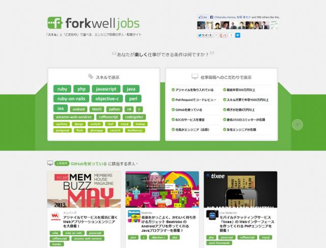 「Forkwell」が、開発者目線で会社を選べる求人サイト「Forkwell Jobs」をリリース