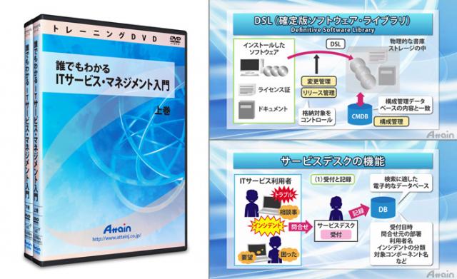 「ITサービス・マネジメント入門(全2巻)」DVDを発売